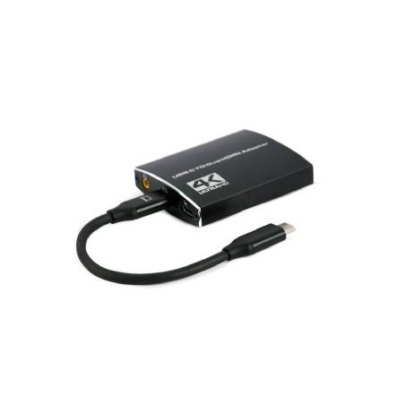 I/O ADAPTER USB-C TO HDMI/DUAL A-CM-HDMIF2-01 GEMBIRD