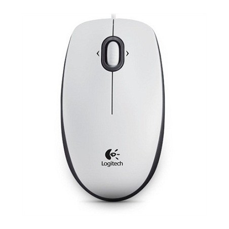 Logitech | B100 | Portable Optical Mouse | White