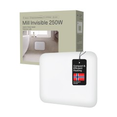Mill | Heater | IB250 Steel | Panel Heater | 250 W | Number of power levels 1 | Suitable for rooms up to 2-5 m | White
