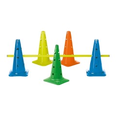Estafečių kūgis TREMBLAY 40cm 12 skylių yellow