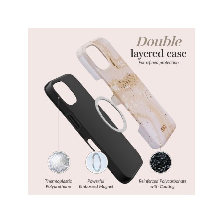 MIO Gold Marble Magsafe Compatible for iPhone 17 Pro Max