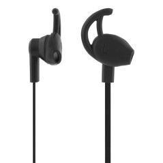 STREETZ Ausinės, su mikrofonu, 3.5mm, juodos HL-W100