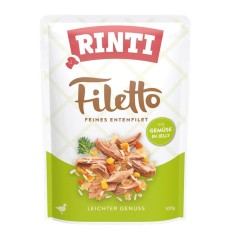 RINTI Filetto Duck fillet with vegetables - wet dog food - 100g
