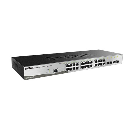 D-Link | Metro Ethernet Switch | DGS-1210-28/ME | Managed L2 | Rack mountable | Gigabit Ethernet (copper) ports quantity 24 | SF