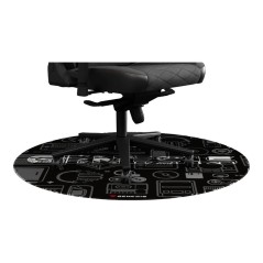 Genesis Protective Floor Mat Tellur 300 Round Gear Floor Mat | Polyester | Multicolor