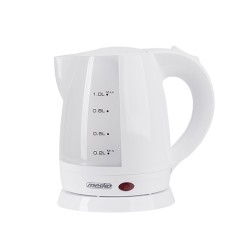 Mesko | Kettle | MS 1276 | Standard | 1600 W | 1 L | Plastic | 360 rotational base | White