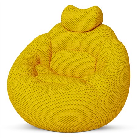 Medisana RS 200 Bubble Sofa masažinis fotelis, šiatsu ir vibracinis masažas, šildymas, saulės geltonas