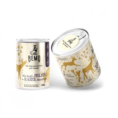 Bemo Nie bądź JELEŃ, w KASZĘ dmuchaj mokra karma dla psa 400g