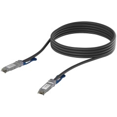 Ubiquiti UACC-DAC-QSFP28-0.5M QSFP28 direct attach cable with a 100 Gbps max data rate, Compatible with QSFP28 and QSFP+ interfa