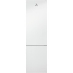 201 cm aukščio balto stiklo durimis No Frost šaldytuvas su šaldikliu Electrolux LNT7ME36G2