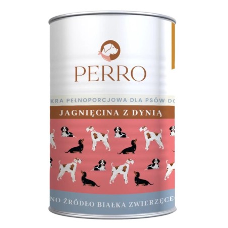 PERRO Lamb with pumpkin - wet food for dogs - 400g