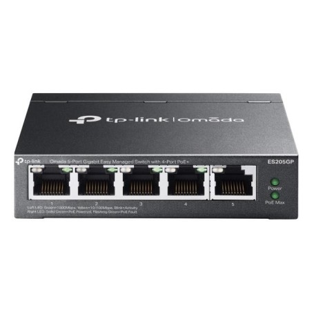 Switch|TP-LINK|Omada 5-Port Gigabit Easy Managed Switch with 4-Port PoE+|Switch type Managed|5xRJ-45 ports|RJ-45 Ports Type Giga