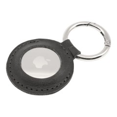 Fixed | Case for AirTag | Genuine cowhide | Black