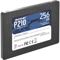 SSD|PATRIOT|P210|256GB|Write speed 400 MBytes/sec|Read speed 500 MBytes/sec|2,5"|TBW 120 TB|P210S256G25
