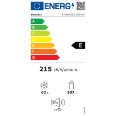 Šaldytuvas ELECTROLUX E7CNAE19S