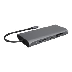 Raidsonic | 12-in-1 USB Type-C dock with PD 100W | BOX IB-DK4050-CPD | Dock | Ethernet LAN (RJ-45) ports 1 | USB 3.0 (3.1 Gen 1)