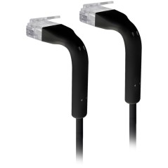 Ubiquiti U-Cable-Patch-2M-RJ45-BK Ultra-thin patch cable with bendable boots designed for installation flexibility