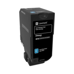 Lexmark CS72x Cyan Standard Yield Toner Cartridge | Lexmark 74C0S20 | CS720 Cyan Standard Yield Toner Cartridge | Cartridge | Cy