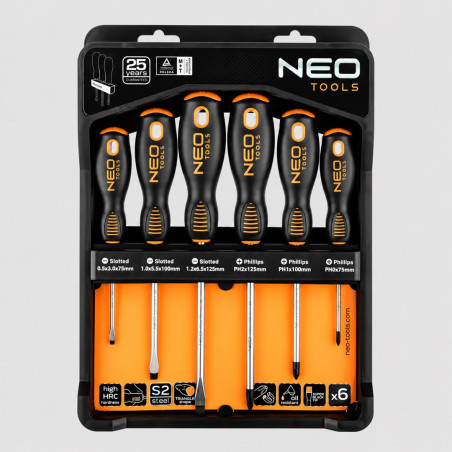 NEO TOOLS screwdriver set, 6 pcs