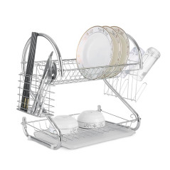 Dish drying rack 38 cm MAESTRO MR-1025-38 Silver