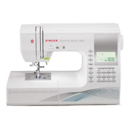 Singer | Sewing Machine | Quantum Stylist 9960 | Number of stitches 600 | Number of buttonholes 13 | White