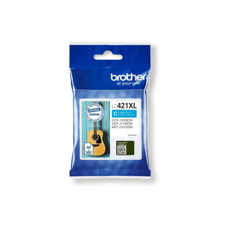 Brother LC421XLC Ink Cartridge, Cyan | Brother LC421XLC | Ink cartridge | Cyan