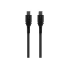 Fixed | Liquid Silicone Cable USB-C/USB-C, 1.2m, 60W | FIXDLS-CC12-BK