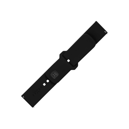 Fixed | Sporty Strap Set with Quick Release 22mm for smartwatch | 160-235 mm | Silicone | Black