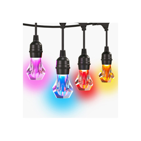 Nanoleaf Essentials Matter Smart Multicolour Outdoor String Lights Starter Kit 30m | 16M+