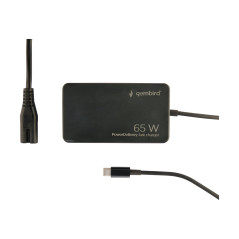 Cablexpert 65 W PowerDelivery GaN USB Type-C Fast Charger | NPA-AC-PDQC65-01