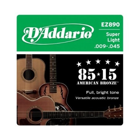 D'Addario EZ890 - acoustic guitar strings (09-45)