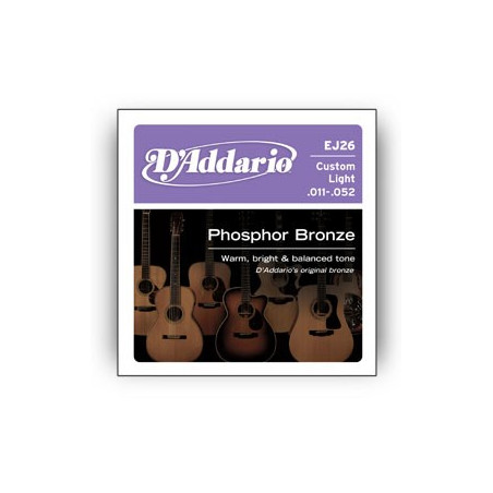 D'Addario EJ26 - acoustic guitar strings (11 52)