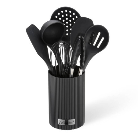 Kitchen utensils MAESTRO MR-1542-BLACK 8 elements Black