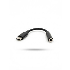 Vakoss TC-5681 Headphone Adapter (USB-C to 3.5mm Mini-Jack) Black