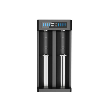 Battery charger for cylindrical Li-ion batteries 18650 Xtar MC2 PLUS