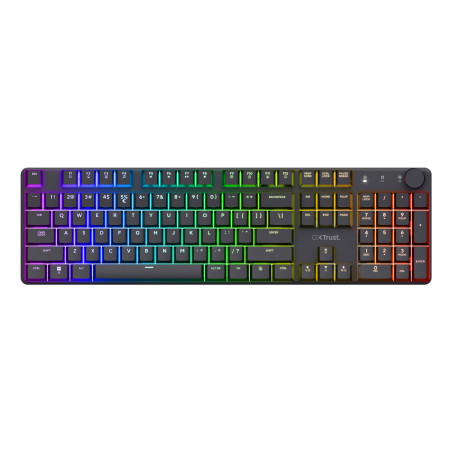 Trust GXT 868 Torix keyboard Gaming USB + RF Wireless + Bluetooth QWERTY US English Black