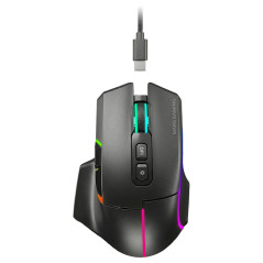 Mars Gaming MMWVECTOR mouse Right-hand RF Wireless + Bluetooth + USB Type-A Optical 12000 DPI