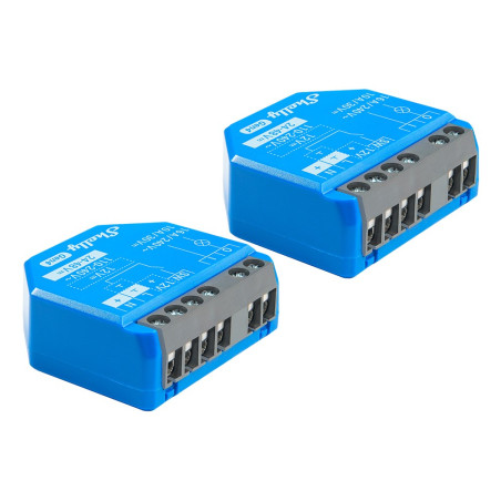 SHELLY 1 Gen4 Smart switch Blue 2 pcs