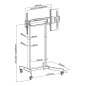 Techly ICA-TR68M TV mount/stand 2.54 m (100") Black