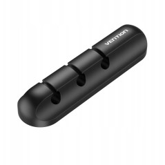 Vention 5-port cable organiser, 2 pcs, black