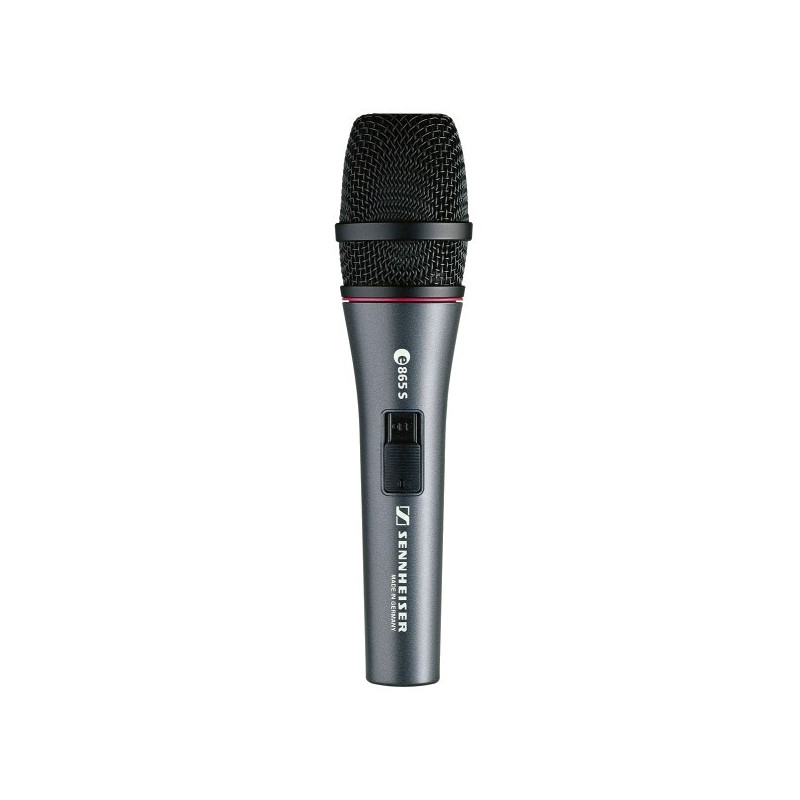 Sennheiser E865-S - supercardioid condenser vocal microphone, version with on/off switch