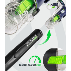 Cordless leaf blower 20 V 137 km/h W04401 WUBER