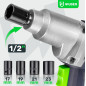 Electric impact wrench 800 Nm 1/2" for wheels in case W33250 WUBER