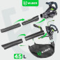 Electric leaf blower 3000 W with shredder 15:1 W43422 WUBER
