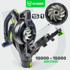 Electric leaf blower 3000 W with shredder 15:1 W43422 WUBER