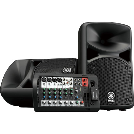 Yamaha Stagepas 400BT - portable PA system with 8-channel mixer and built-in power amplifier