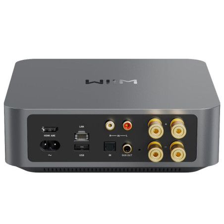 WiiM Amp Pro Dark Grey - Stereo Streaming Amplifier