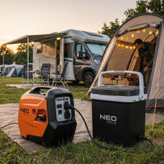 NEO TOOLS inverter generator 3200W, orange/black
