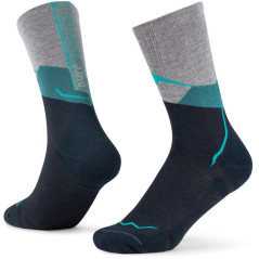 BUFF Merino Lightweight Crew Sock LWC1 Socks, Teal, L