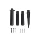 Greenblue 46572 Outdoor pedestal/post lighting Black,White LED